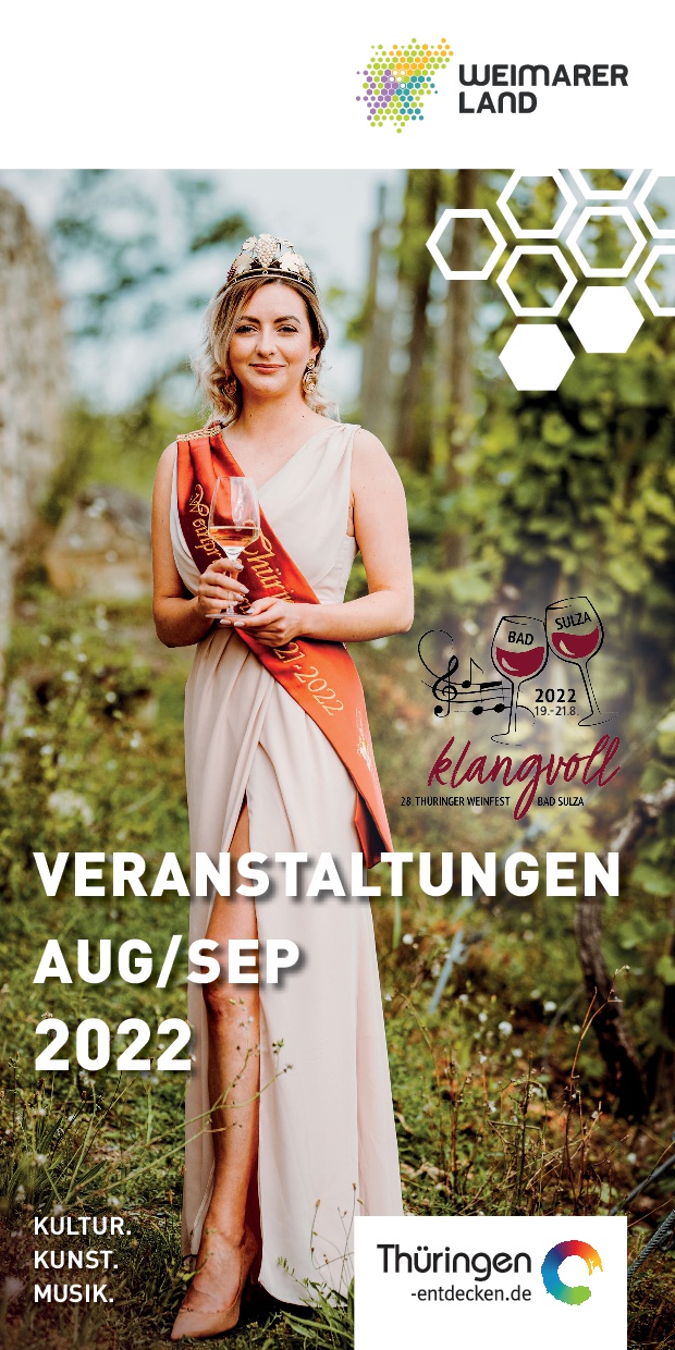 Veranstaltungskalender für das Weimarer Land August/ September 2021
