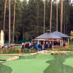 Grillpavillon im Aktivpark Stausee Hohenfelden: Firmenfeier im Freien mit Gästen